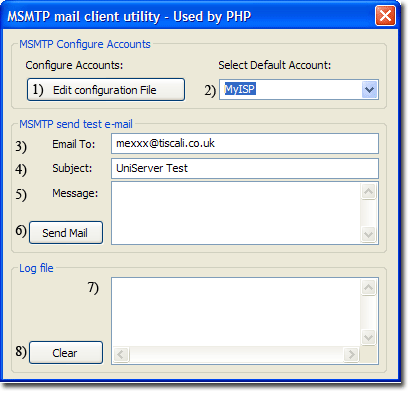 MSMTP Utility